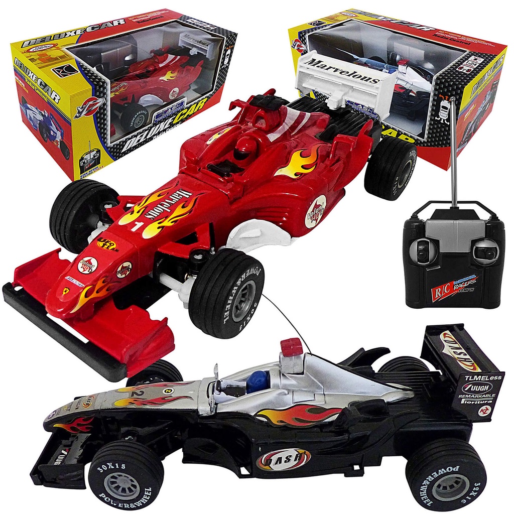 Carrinho Formula 1 Com Controle Remoto Deluxe Car 1 HM TOYS
