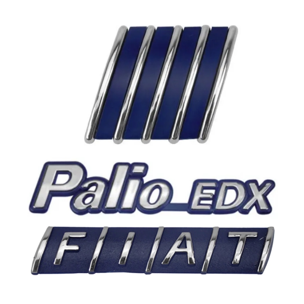 Emblema Fiat Palio Edx + Capô 1996 à 2000