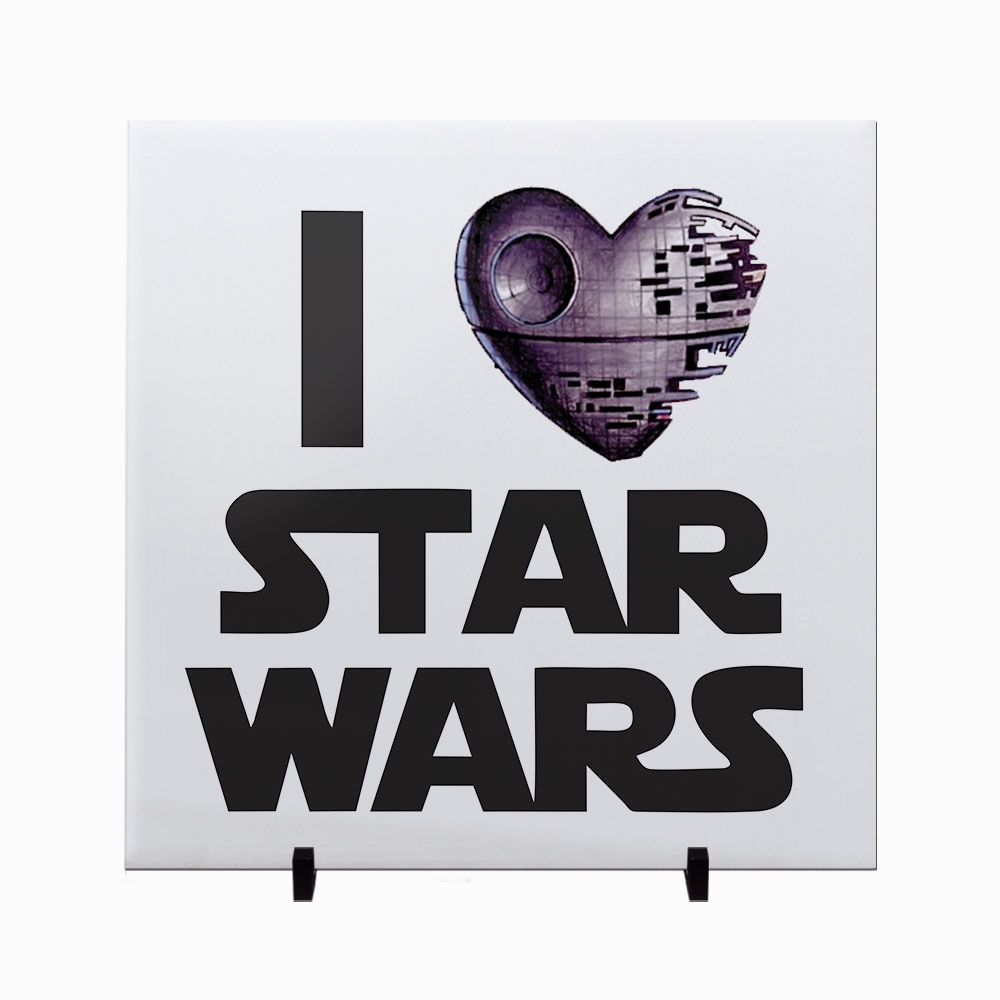 Azulejo Star Wars 20x20 Com Suporte De Mesa