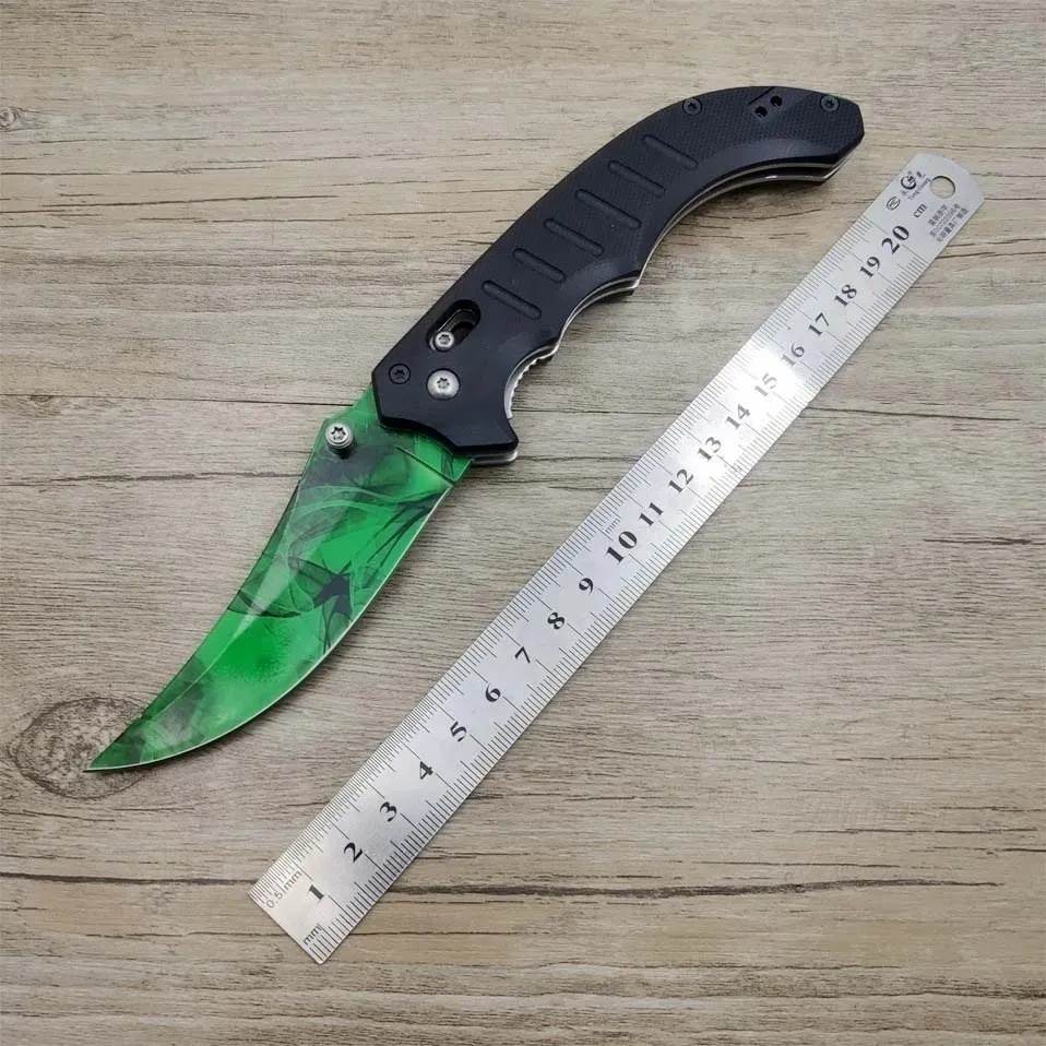 Canivete Faca Flip Knife Real Csgo Tático Esportivo Pesca