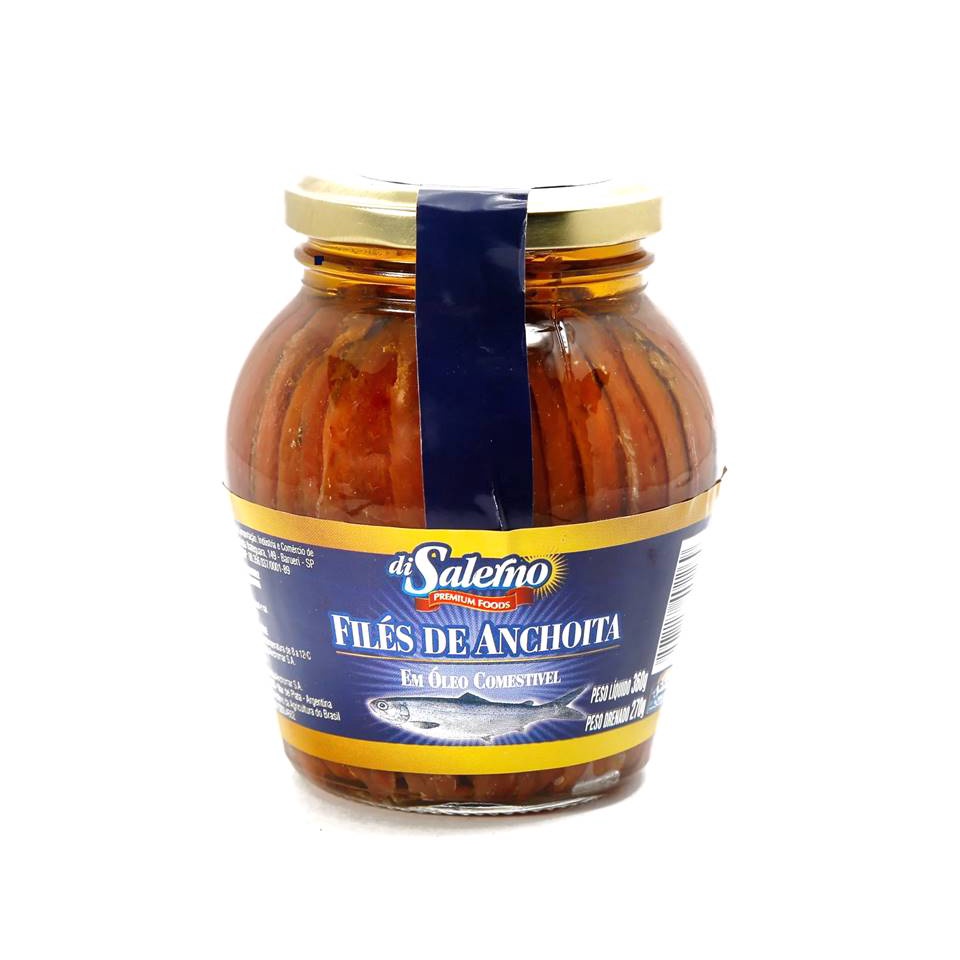 File de Anchova Argentino Di Salerno vidro 360g