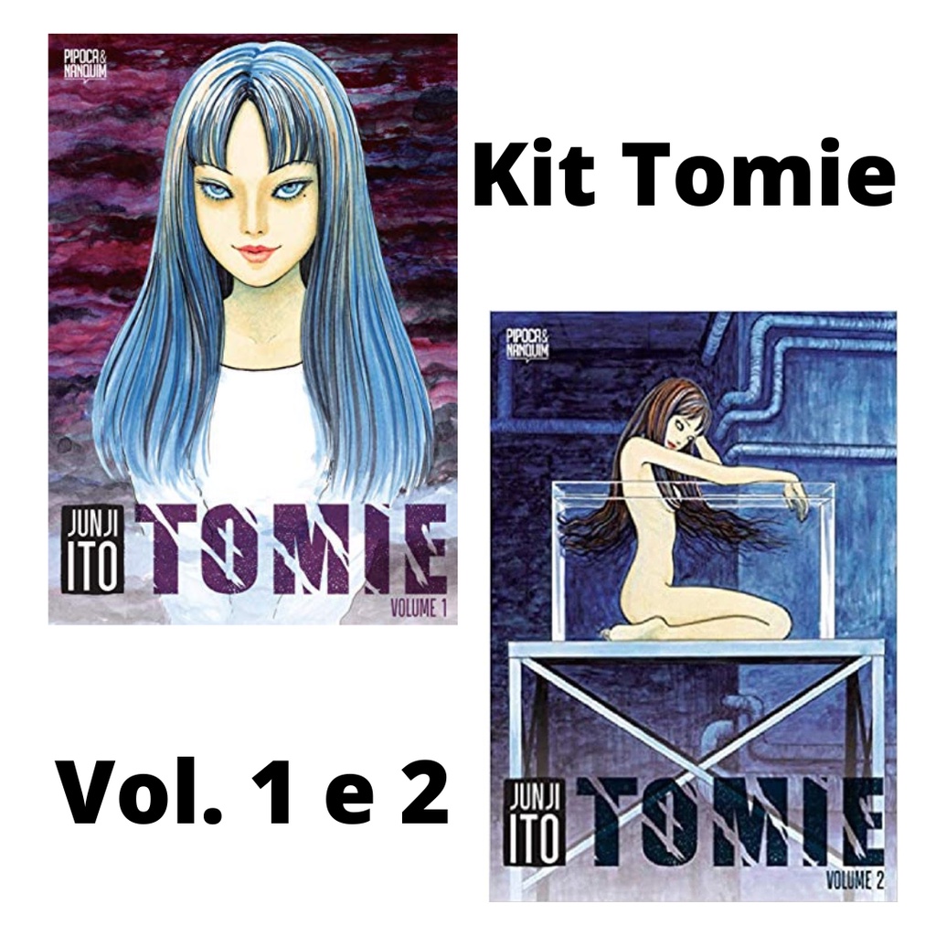 Kit Tomie Vol. 01 e 02 - Mangá Junji Ito (Portugues)