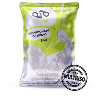 Bicarbonato de Sódio Multiuso Original 100% Puro 5Kg - P&P