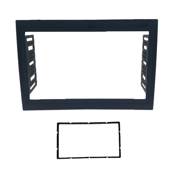 Moldura 2 Din Caminhão VW Delivery 2017 Em Diante - Preta Fosca em Oferta na Shopee