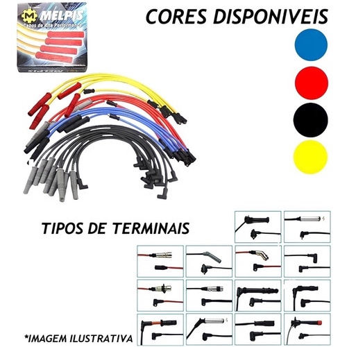 Cabo De Vela Volkswagen Gol Gti 2.0 1991 10mm