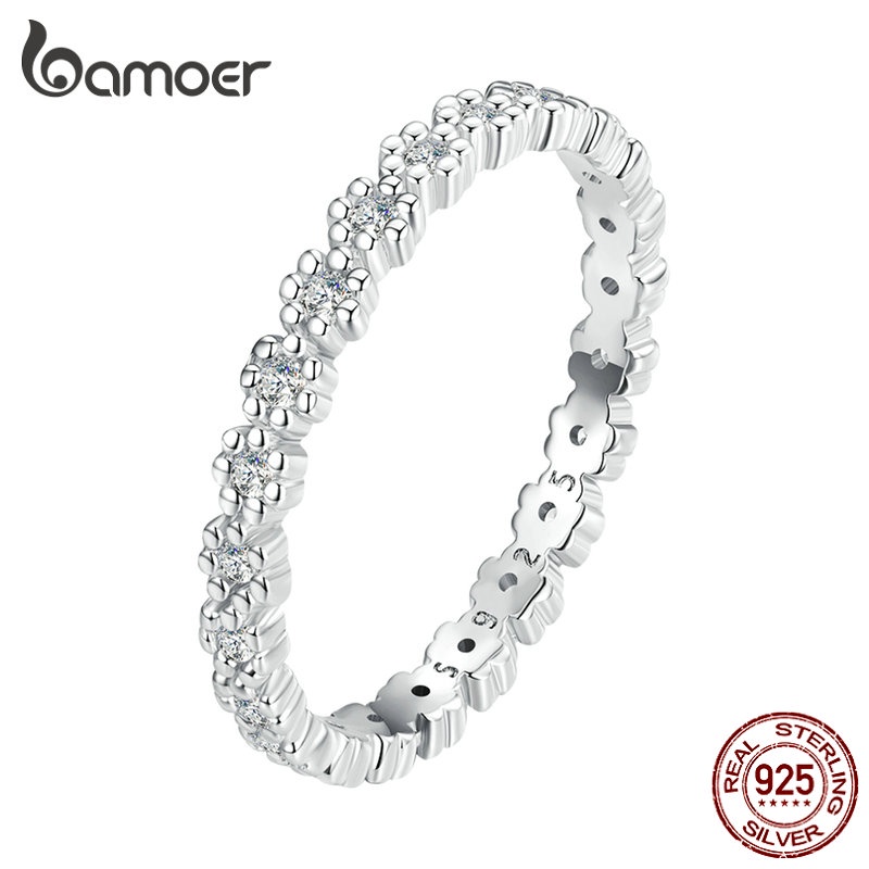 Bamoer 925 Jóias Da Moda Prata Grinalda Para Casal Homens Mulheres 3 Tamanhos - Fashion Accessories