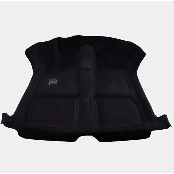 Carpete Moldado Gol Voyage Parati Quadrados Preto