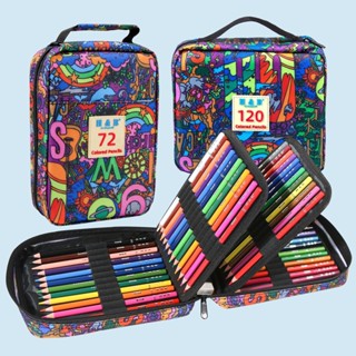 72/120Pcs Lápis De Cor hexagonal Cores Multicoloridas Brilhantes