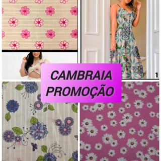 Tecido Cambraia 100% Algodão Leve 1 metro x 1.50