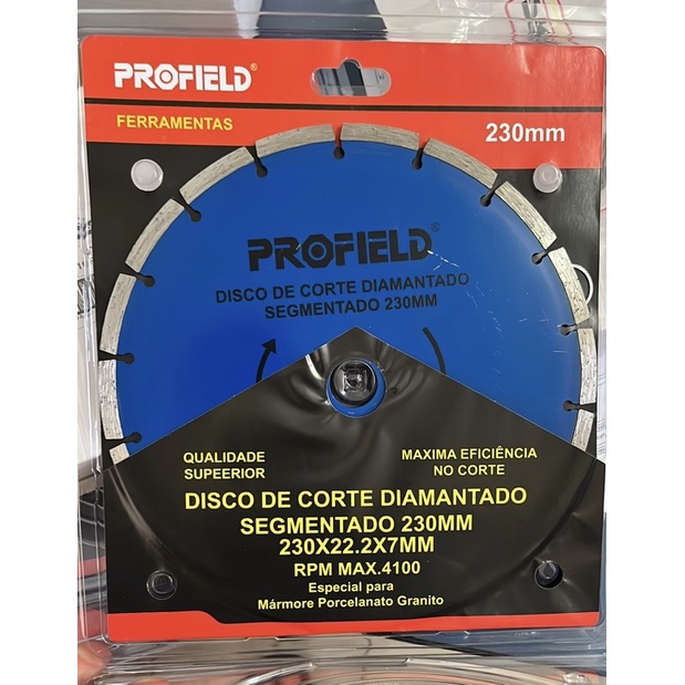 Disco corte 9” 230mm segmentado Profield