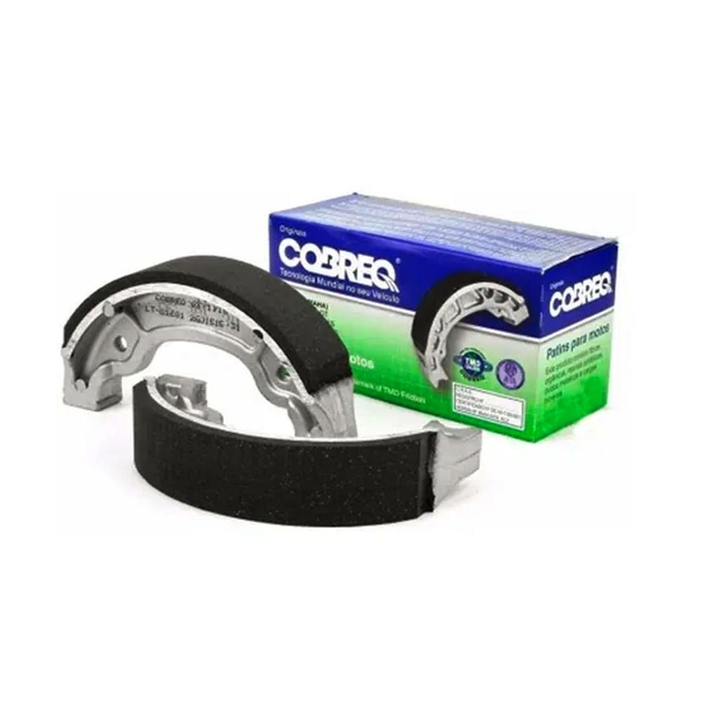 Kit Sapata De Freio Dianteiro / Traseiro Cobreq / Mobylette em Oferta na Shopee