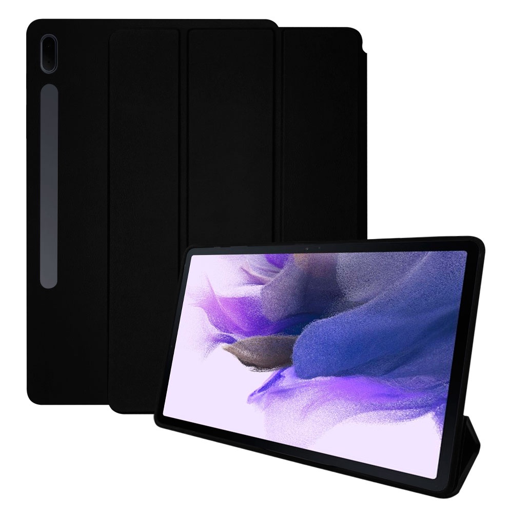 Capa Para Galaxy Tab S7 FE T730 T735 T736 12.4 Polegadas Case Smart Magnética Aveludada Slim Premium