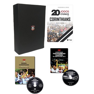 Box De Livros Presente Corinthians Com 3 Livros E audio livro De Narrações Históricas