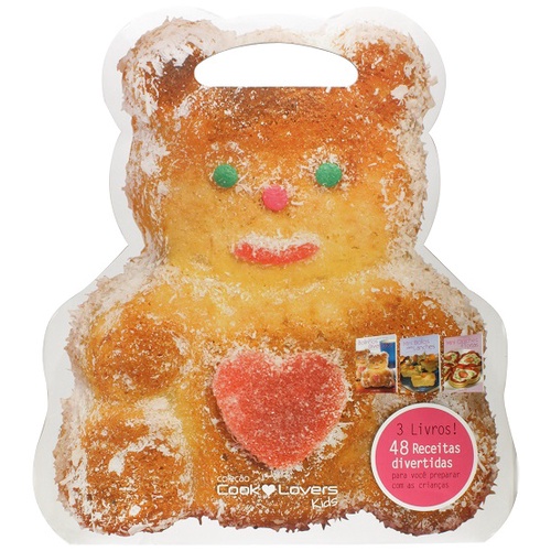 Coleção Mini Cook Lovers Kids - Bolinhos Divertidos - Mini Bolos Para Lanches - Mini Quiches e Tortas