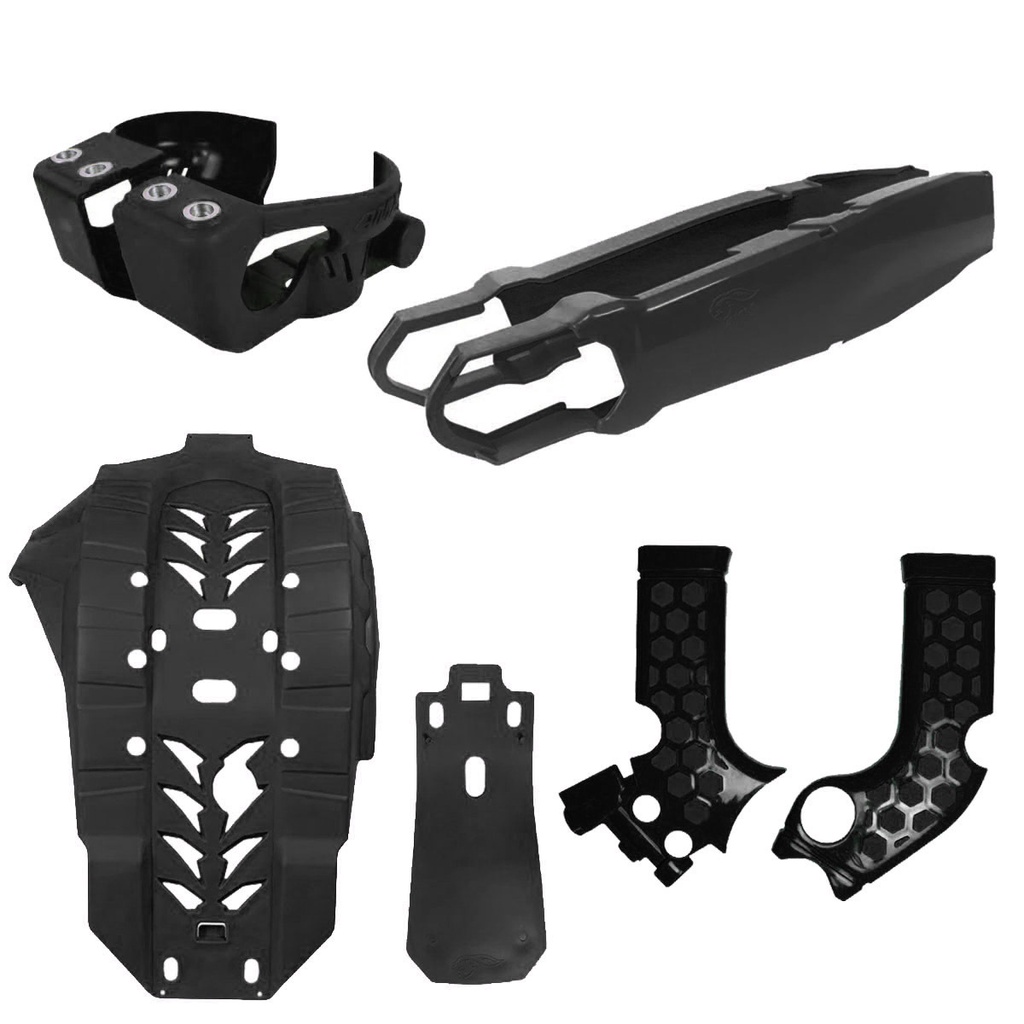 Kit Protetores De Motor Quadro Balança Bengala Amx Kxf 450 Kx 450 X/Xc 19/23