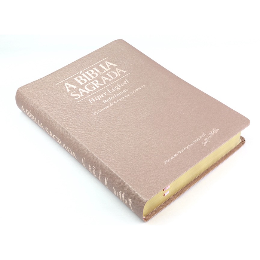 Bíblia ACF | Letra Hiper Legível | Palavras de Cristo em Evidencia | Referências e Mapas | Rose