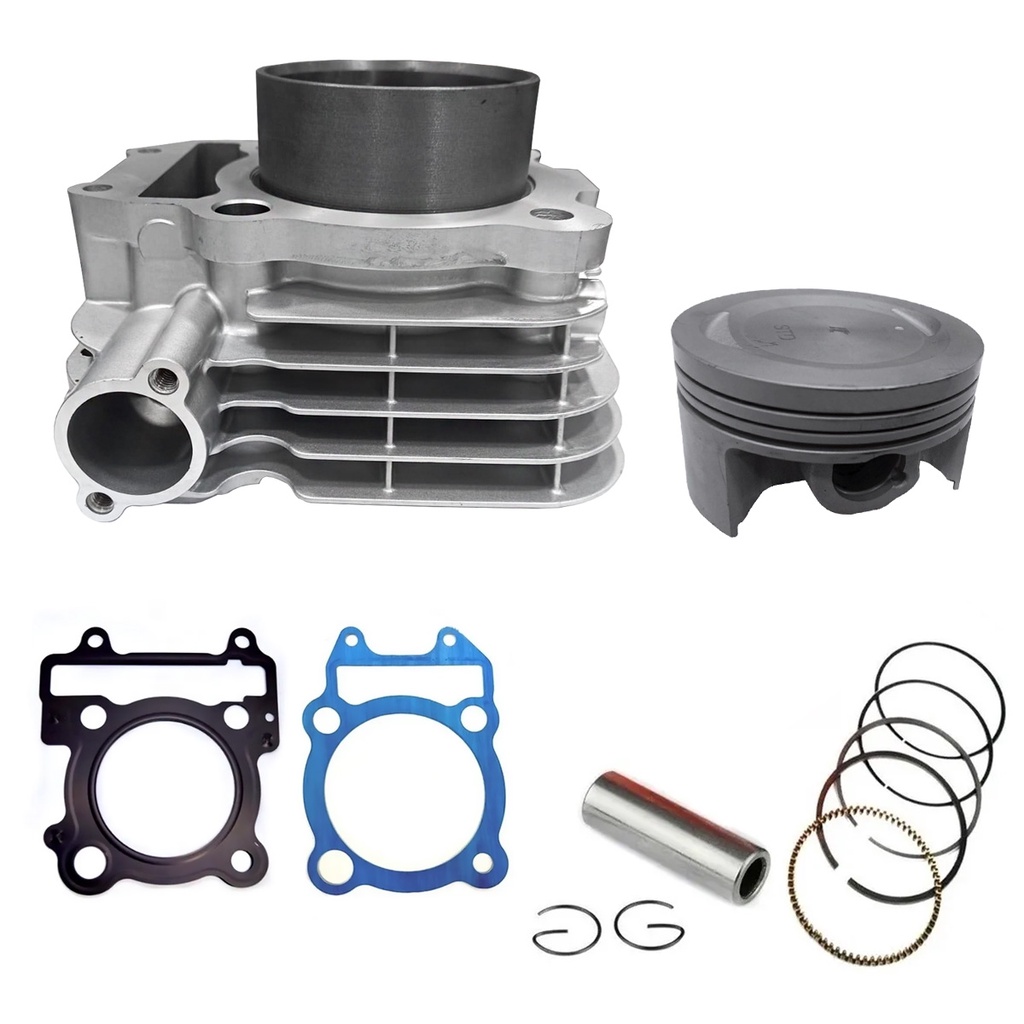 Kit Cilindro Motor Fazer 250 Lander 250 Tenere 250 Com Pistão e Anel Completo Modelo Original