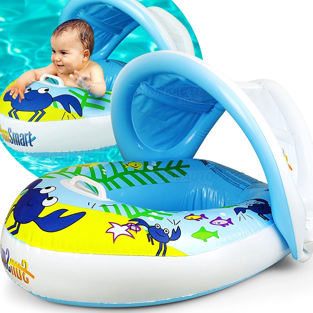 BOIA INFLAVEL DE CINTURA COM APOIO E COBERTURA 65CM | Shopee Brasil
