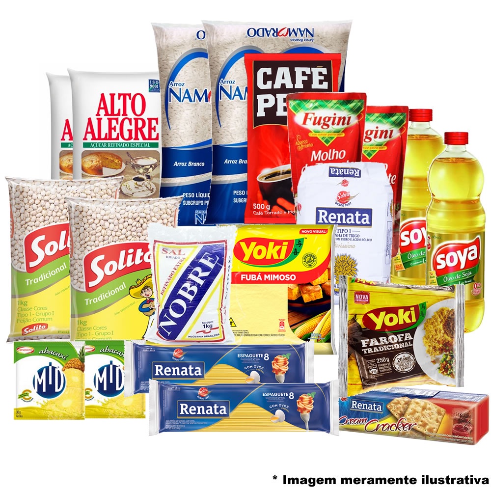 20 Itens Cesta Básica Completa Produtos de Qualidade