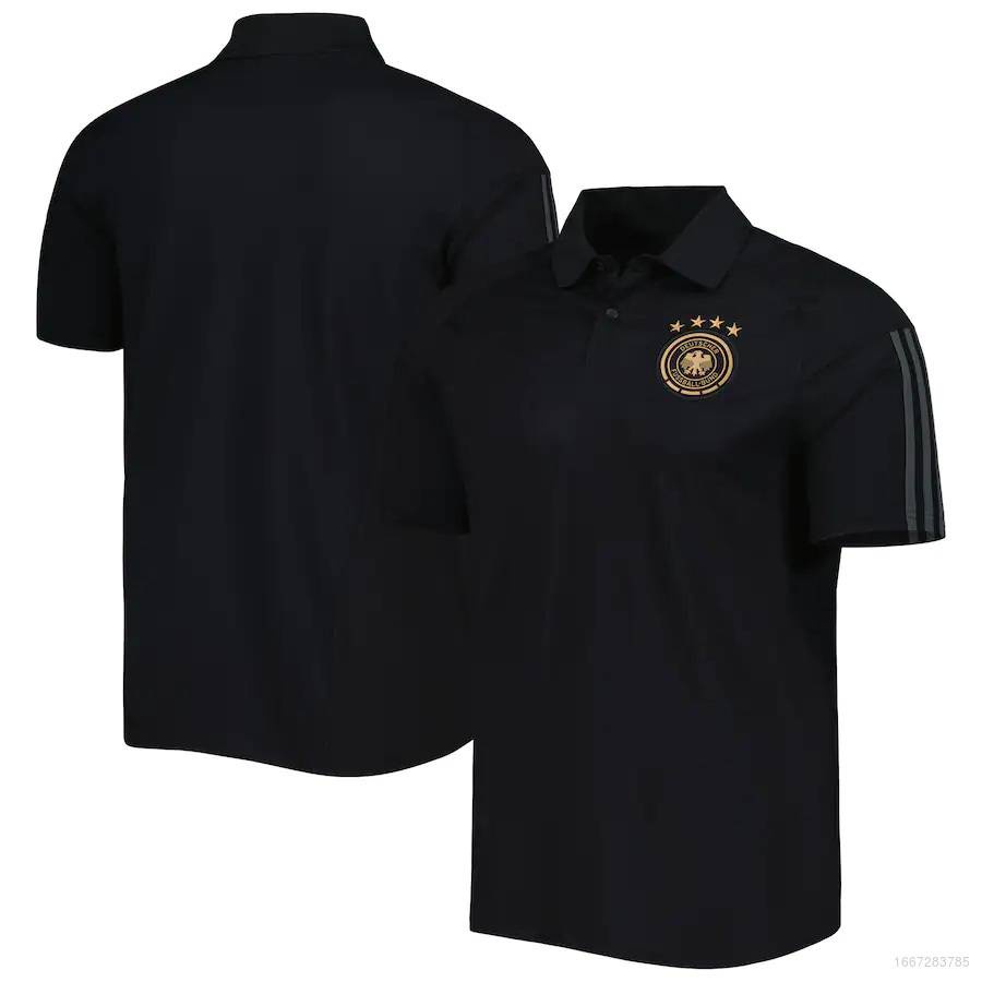 HQ1 Copa Mundial Alemanha Jersey POLO Treinamento Camisetas De Futebol Pré-Match Sports Tops Versão Jogadora QH1