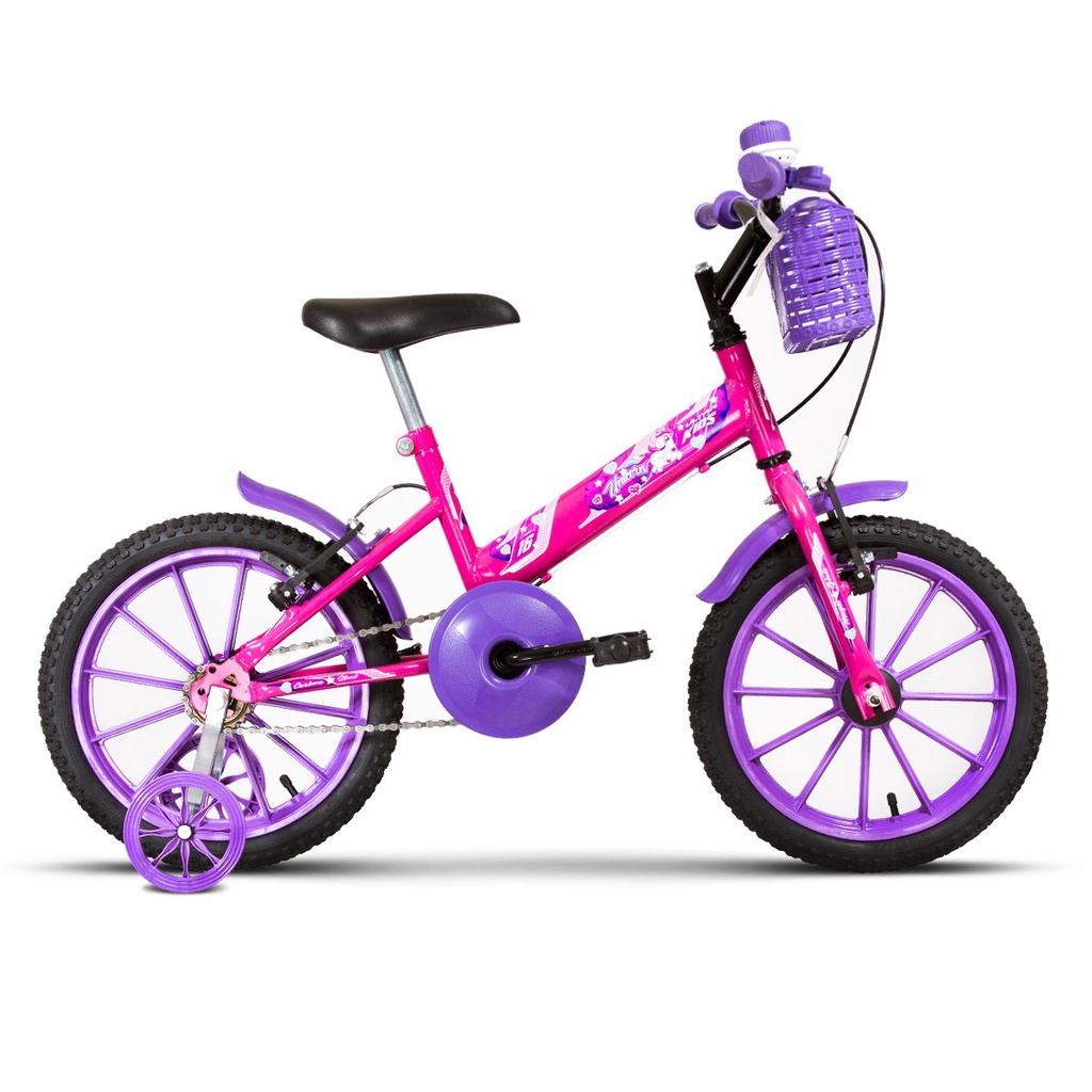 Bicicleta Infantil Aro 16 Ultra Bikes Kids T Para Meninos e Meninas Com Rodinhas em Oferta na Shopee