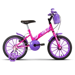 Bicicleta Infantil Aro 16 Ultra Bikes Kids T Para Meninos e Meninas Com Rodinhas