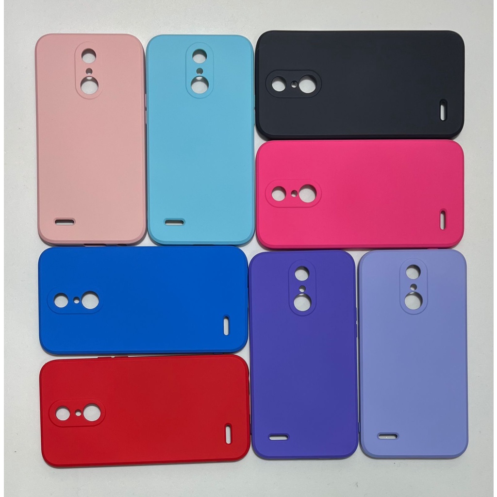 Capa para LG K10 2017 Silicone com Proteção de Câmera Interior Aveludado Macia TPU