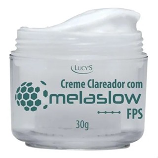 Creme Clareador Facial De Manchas Escuras e Com Protetor Solar 30 FPS - Prevenção Contra Melasma com Melaslow 30g Lucys.