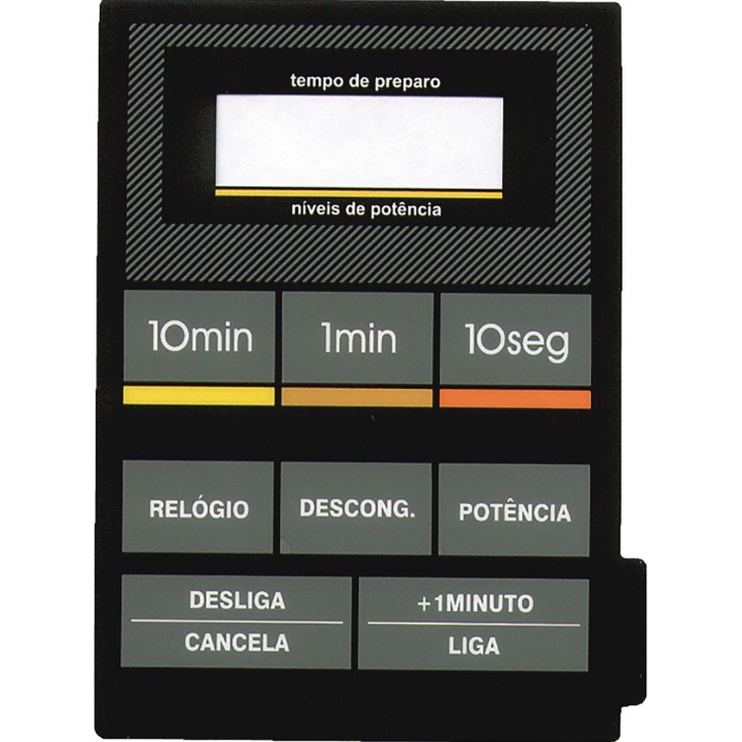 MEMBRANA MICROONDAS SHARP MW520 PRETA 21.33.002