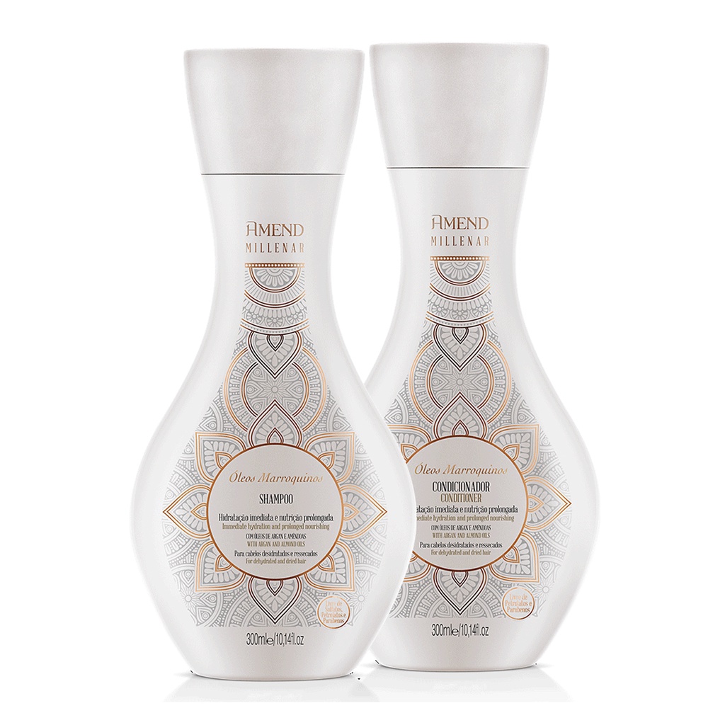 Kit Shampoo + Condicionador Óleos Marroquinos Amend 300ml