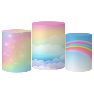 Trio Capas Cilindro Tema Arco Iris Veste Facil C/ Elastico em Oferta na Shopee