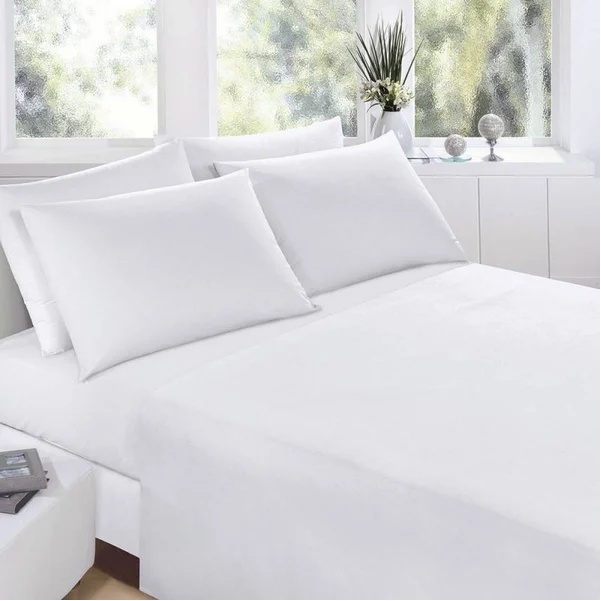 Jogo de Cama Queen e King 150 Fios Santista - Liso; Jogo de Cama