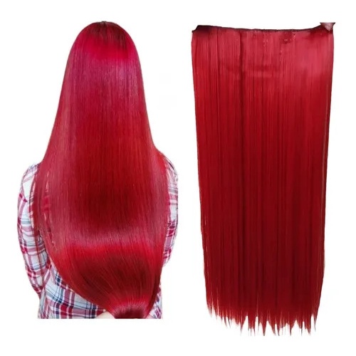 Cabelo Bio Vegetal Orgânico Na Tela Tic Tac - Vermelho