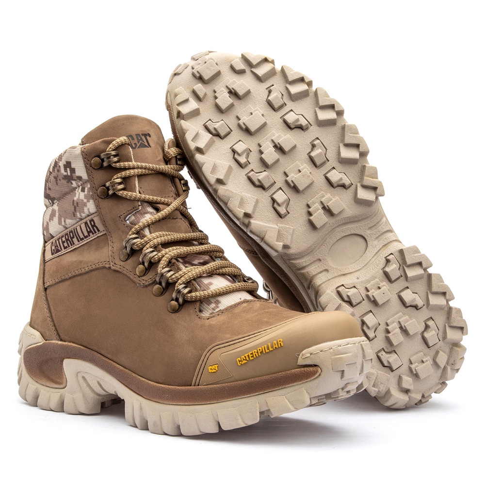 Bota Preta Masculina Coturno Caterpillar X3 Promoção Oferta