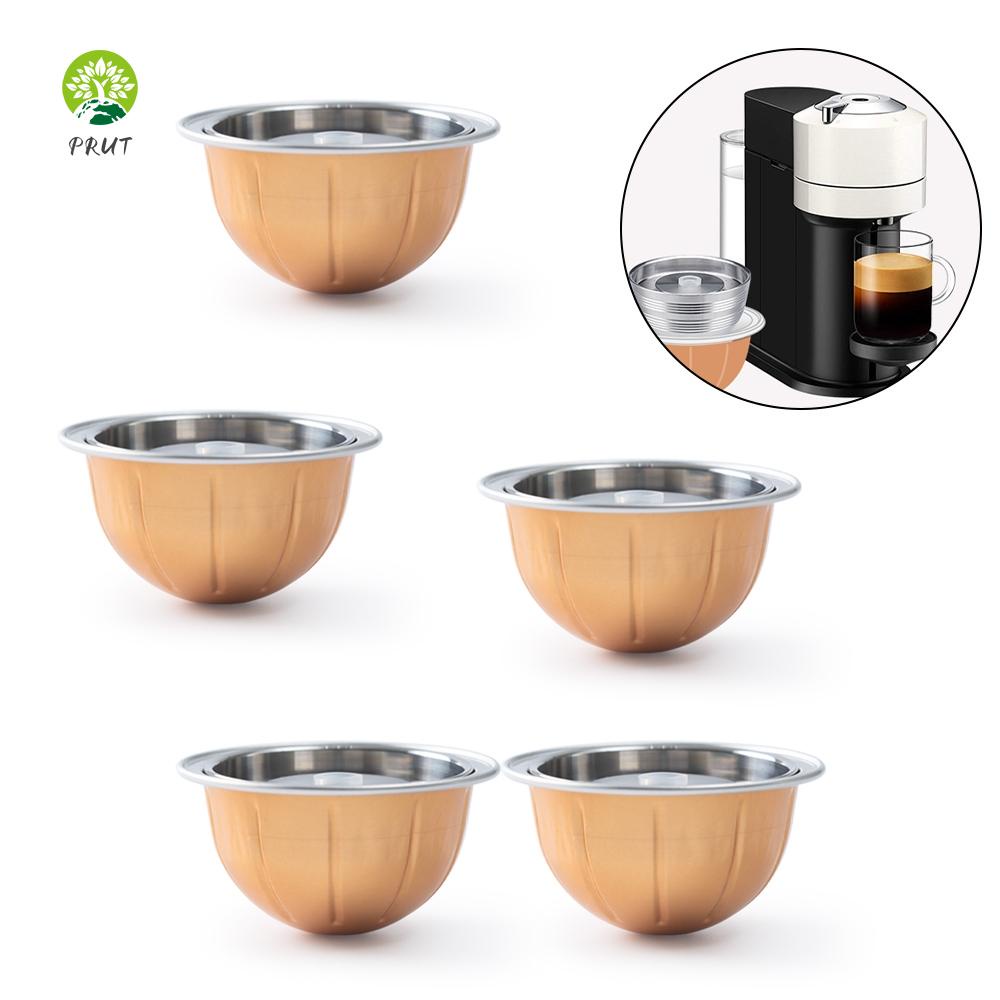 5Pcs Cápsula De Café Reutilizável Para Nespresso Vertuoline Vertuo Next Entrega Rápida