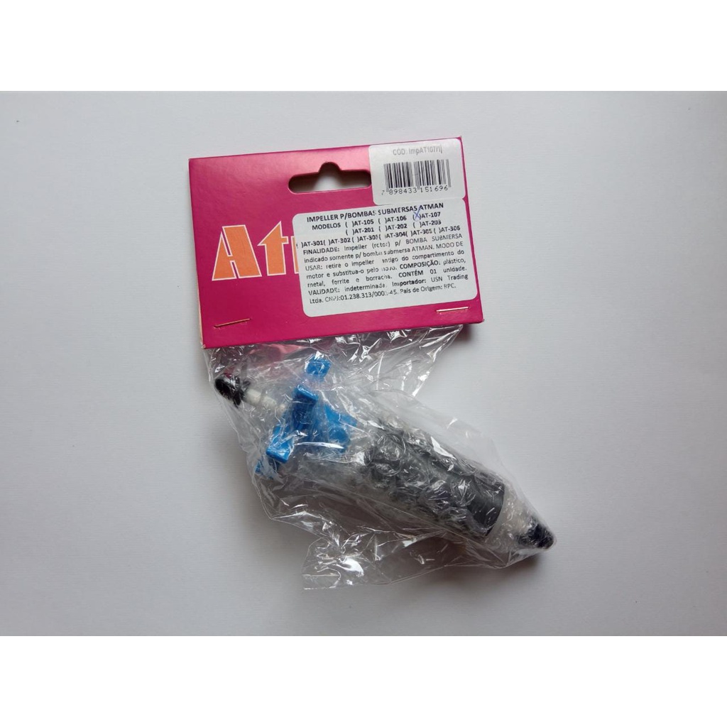 Impeller Peça De Reposição Para Bomba Atman At-107 Rotor Hélice Aquário
