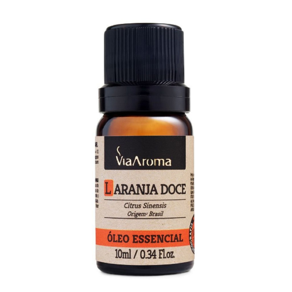 Óleo Essencial de Laranja Doce - Trabalha a criatividade - 10ml Via Aroma