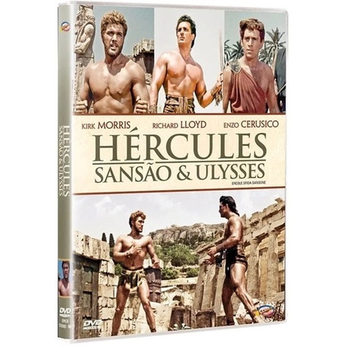 Dvd Hércules, Sansão E Ulysses - Original E Lacrado