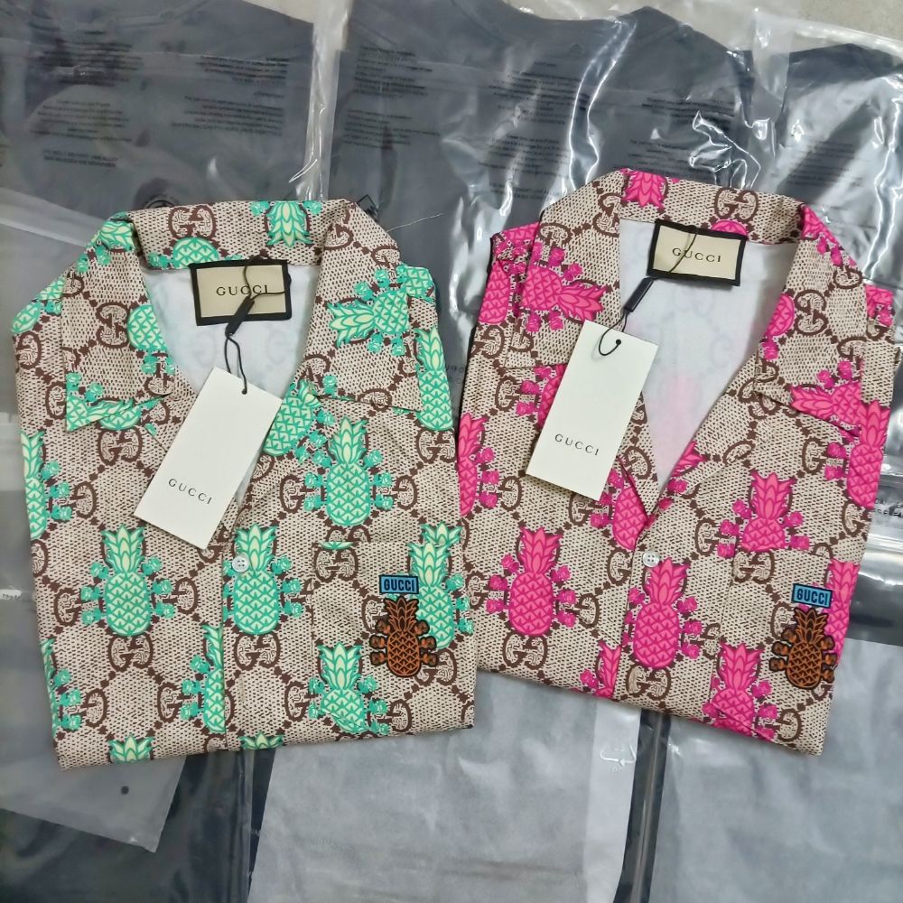 Gucci Verão Novo Estilo Abacaxi GG Carta Presbiopia Estampa