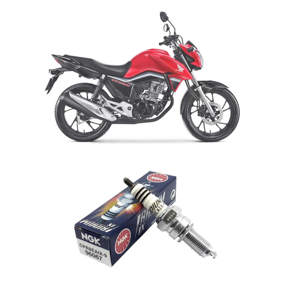 Vela Ignição NGK Iridium CPR8EAIX9 CG 160 Fan Titan 2015-20 em Oferta na Shopee