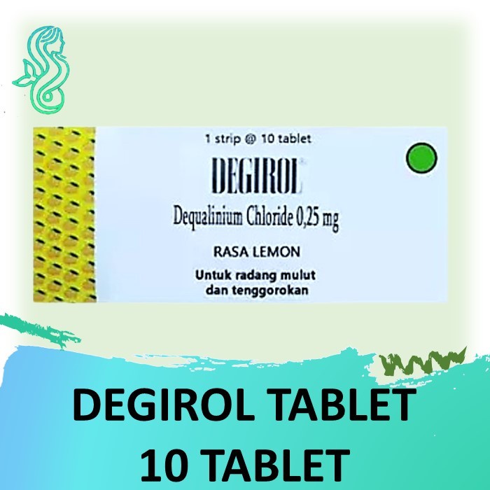 DEGIROL LOZENGES Faixa 10 Comprimidos | Shopee Brasil