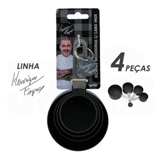 XICARAS MEDIDORAS 4PÇ C/CABO INOX FOGAÇA 22594
