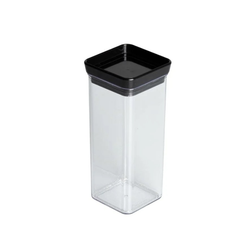 Mini Pote Hermetic Temperos Lumini Quadrado Black 340 ML 2055 Paramount