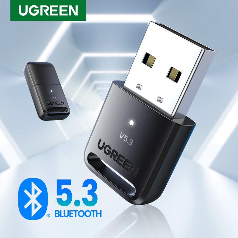 【 New Arrival 】 UGREEN Adaptador USB Bluetooth 5.3 Dongle Para PC Alto-Falante Rato Sem Fio Teclado Receptor De Música Transmissor De Áudio