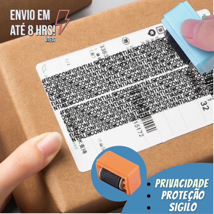 Carimbo de proteção segurança e privacidade de dados