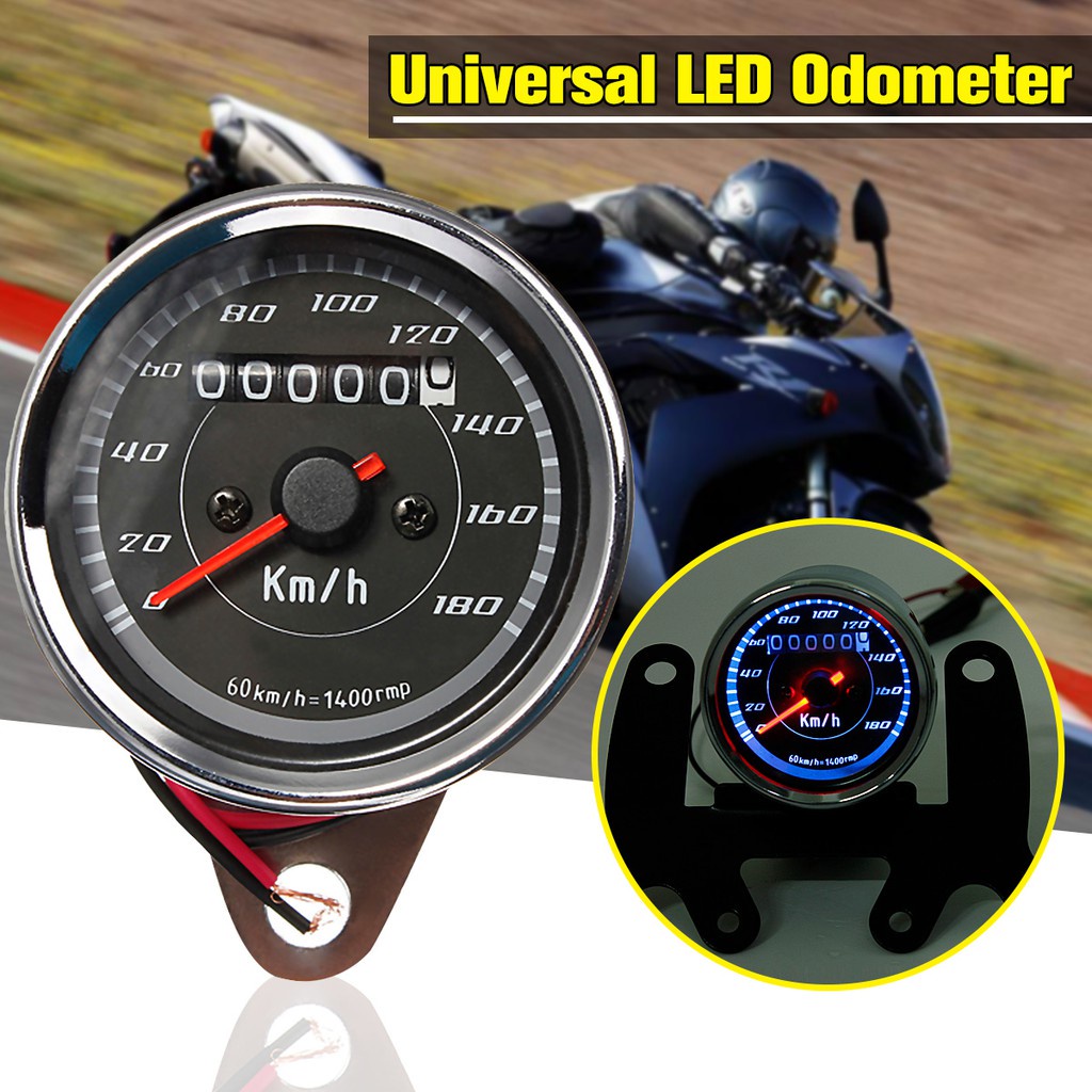 Velocímetro De Motocicleta Medidor De Velocidade Dual Gauge Back Light Melhor Serviço