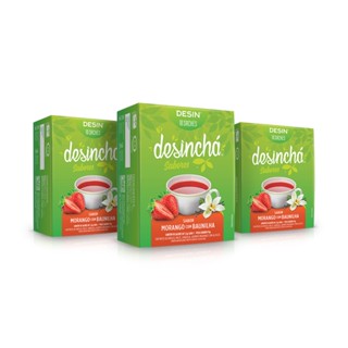 Kit 03 Desinchá Morango com Baunilha