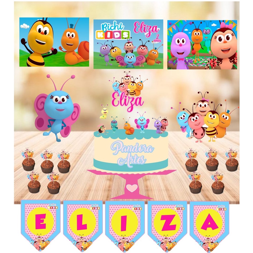 Kit Festa BichiKids em Oferta na Shopee