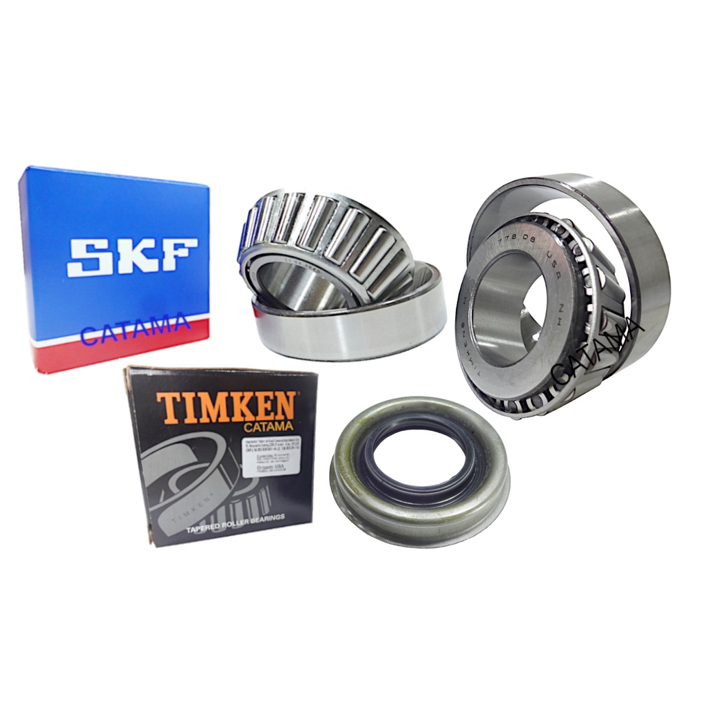 kit Rolamentos e Retentor Pinhão Diferencial Dianteiro Blazer S10 4x4 1998 ate 2011