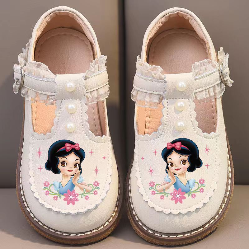 2022 Primavera Outono Novo Estilo Garotas Sapatos De Princesa Com Solado Macio Antiderrapantes Ervilhas Bebê Lolita Meninas Tendência